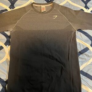 Gymshark Charcoal and Black Tee